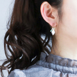 [For ceremonys❤︎] Opal Earrings &amp; Earrings tipico 第4張的照片