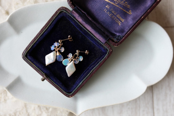 [For ceremonys❤︎] Opal Earrings &amp; Earrings tipico 第7張的照片
