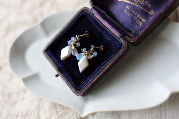 [For ceremonys❤︎] Opal Earrings &amp; Earrings tipico 第8張的照片