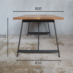 [F.E Table]送料無料  ホワイトオーク テーブル ダイニングテーブル 無垢材 家族向け 150cm -141- 2枚目の画像