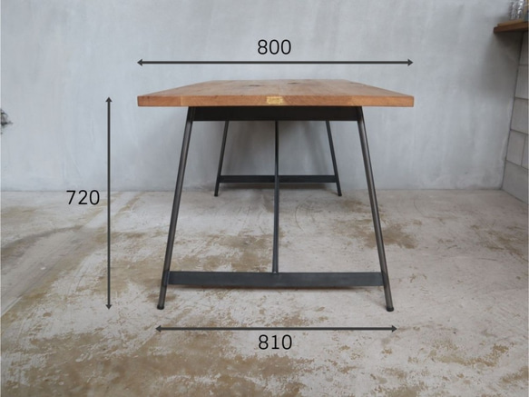 [F.E Table]送料無料  ホワイトオーク テーブル ダイニングテーブル 無垢材 家族向け 150cm -141- 2枚目の画像