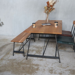 [F.E Table]送料無料  ホワイトオーク テーブル ダイニングテーブル 無垢材 家族向け 150cm -141- 7枚目の画像