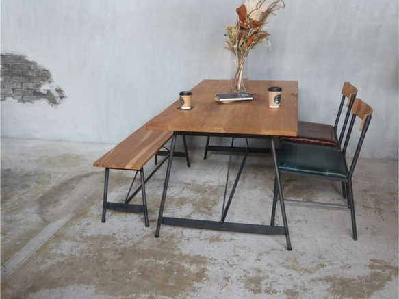 [F.E Table]送料無料  ホワイトオーク テーブル ダイニングテーブル 無垢材 家族向け 150cm -141- 7枚目の画像