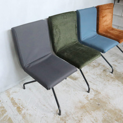 [LV Chair]高さ調整 椅子 チェア 昇降式 帆布 コーデュロイ アイアン カウンターチェア -210- 5枚目の画像