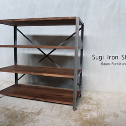 みさ様専用オーダーページ　-01-[Sugi Iron Shelf ] 1枚目の画像