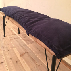 Bench Cushion　ベンチ用　クッション　コーデュロイ 3枚目の画像