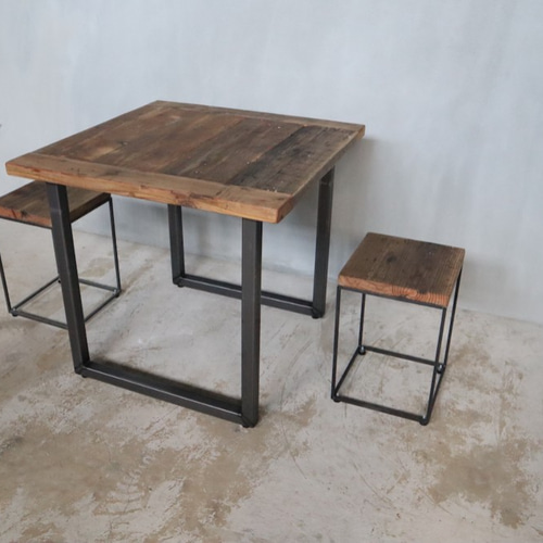 Vintage Square Table]送料無料 テーブル アイアン リビングテーブル