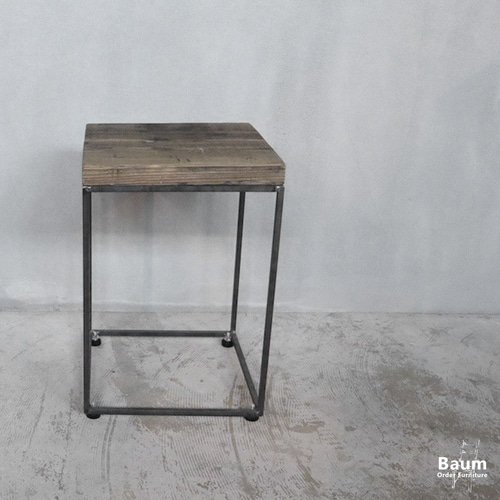 Vintage Square Chair]送料無料 ダイニングチェア スツール 古材 椅子