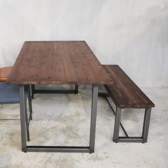 [Sugi  Dining Table B-Type]送料無料 ダイニングテーブル 150cm スギ アイアン ‐36‐ 3枚目の画像