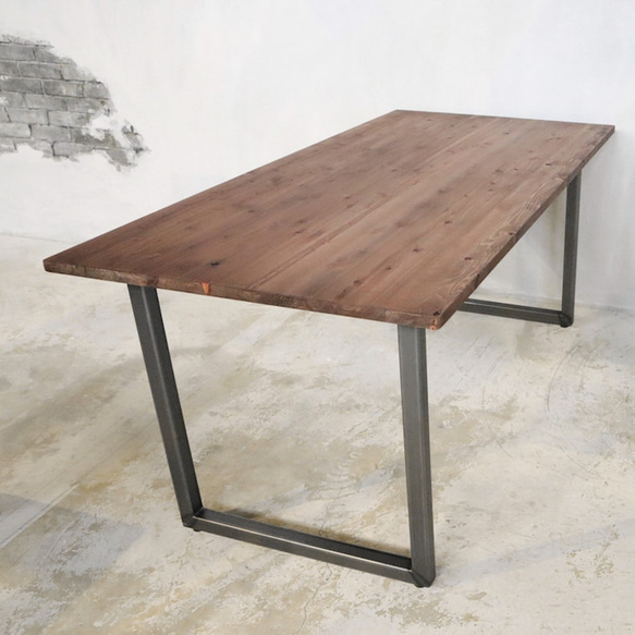 [Sugi  Dining Table B-Type]送料無料 ダイニングテーブル 150cm スギ アイアン ‐36‐ 5枚目の画像