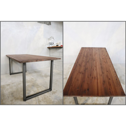 [Sugi  Dining Table B-Type]送料無料 ダイニングテーブル 150cm スギ アイアン ‐36‐ 7枚目の画像