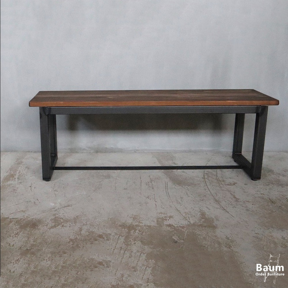 [Sugi Dining Bench B-Type] 送料無料 ダイニングベンチ 120cm スギ材 長椅子 -35- 1枚目の画像