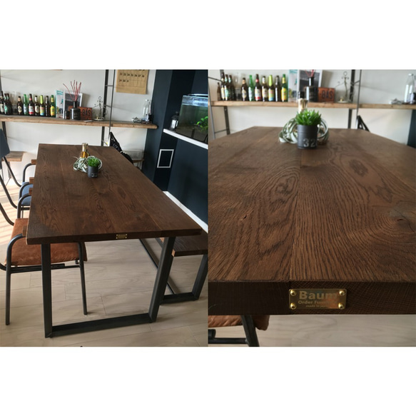 [Oak Dining Table B-Type]送料無料 ダイニングテーブル 150cm ホワイトオーク ‐29‐ 4枚目の画像