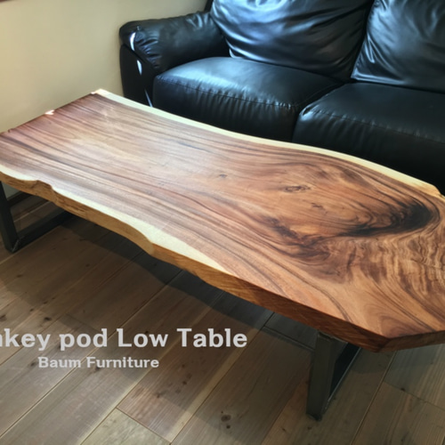 モンキーポッド　センターテーブル　無垢材 c1.jpg