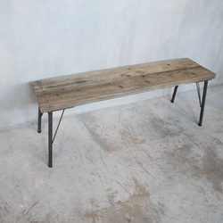 [Vintage Dining Bench A-Type]送料無料 ダイニングベンチ 古材 -73- 4枚目の画像