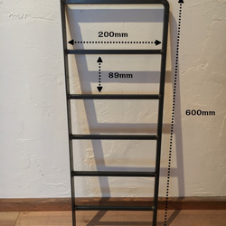 細川様オーダーページ[Iron Wall Shelf ・Iron Wall Rack  セット] 2枚目の画像