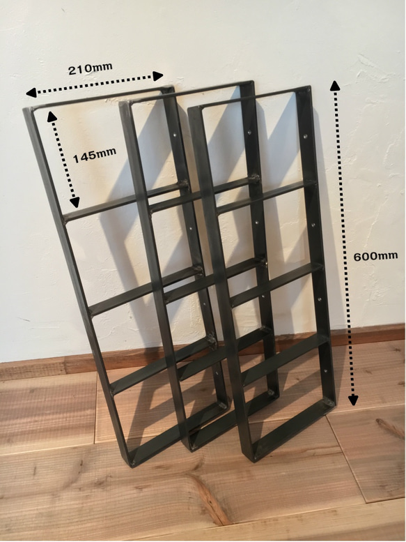 細川様オーダーページ[Iron Wall Shelf ・Iron Wall Rack  セット] 4枚目の画像