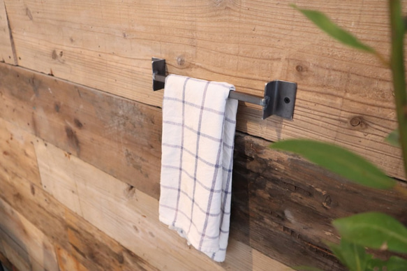 [Iron Towel Hanger]送料無料 日本製 アイアン タオルハンガー 小物掛け フック -12- 5枚目の画像