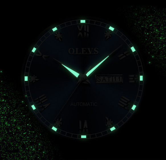 スイス時計全自動機械式時計ファッションダイヤモンドレディース時計E004グリーン 3枚目の画像