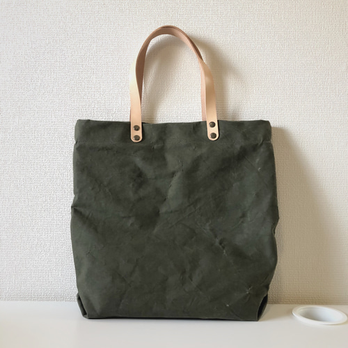 アメリカ軍の生地を使ったトートバッグ トートバッグ Chabi Leather