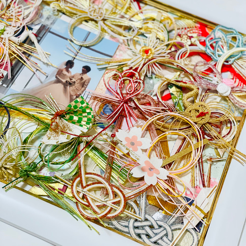 水引アート　水引アレンジ　ご祝儀袋　結婚証明書　オーダーメイド　卒花　ブライダル 水引アート 水引アレンジ ご祝儀袋 結婚証明書 オーダーメイド 卒花