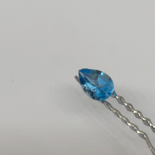 しずく型ダイヤカットSBT-2 スイスブルートパーズ 天然石 水晶ストア