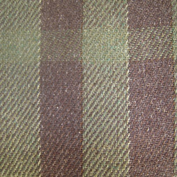 絹のマフラー（緑・大格子） 1枚目の画像