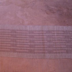 絹のマフラー（天蚕・絣） 3枚目の画像