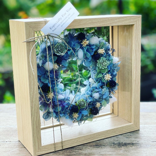 大き目♥リース ２７cm 　位♥アンティーク♥大人♥秋色　バラ♥アジサイ♥ シックな秋色のリース アンティークカラー/アジサイ/実/ゴールド