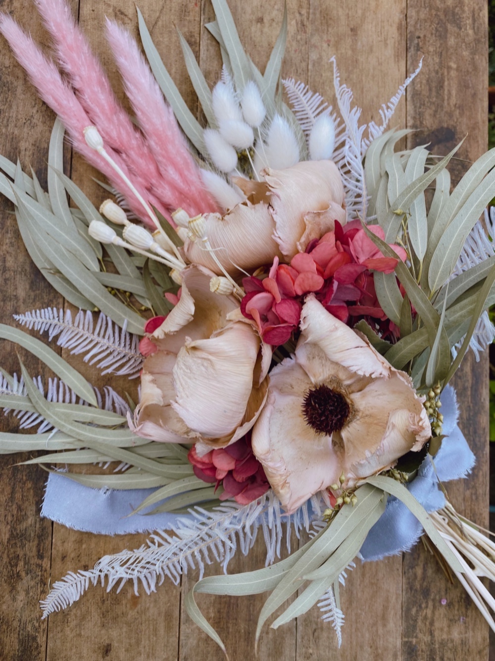 ドライフラワースワッグ 北海道の春 桜ピンク（最終お値下げ） 【公式