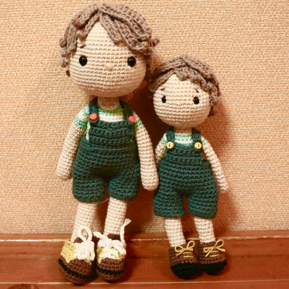 受注製作&オーダー可】あみぐるみ◎男の子 大or小 あみぐるみ