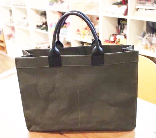 男前国防色幌トートバッグ