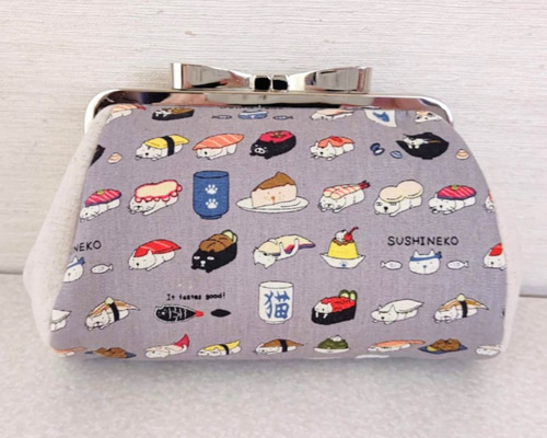 ハンドメイド 寿司猫 おにぎりポーチ その他