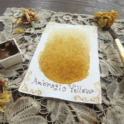 *♥*香る水彩絵具  Terra Giallo Verona Natural Attar Watercolor*♥* 3枚目の画像