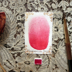 *香る水彩絵具 Genuine Rose Madder Berry Natural Attar Watercolor* 1枚目の画像