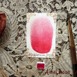 *香る水彩絵具 Genuine Rose Madder Berry Natural Attar Watercolor* 3枚目の画像