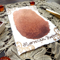 *♥*香る水彩絵具* Moroccan Ocra Marrone Attar Watercolor*♥* 3枚目の画像