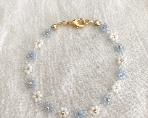 韓国で大人気♡* ビーズブレスレット&リング ビーズバングル 0_4080da0ebc6e6abffc9c69e61a4b