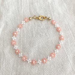 韓国で大人気♡* ビーズブレスレット&リング ビーズバングル 韓国アクセサリー ビーズアクセサリー リング ブレスレット 3点