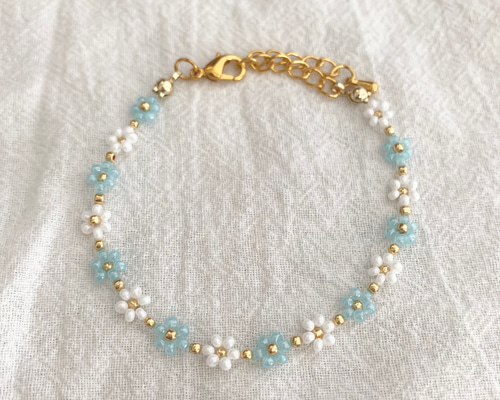 ビーズブレスレット ビーズアクセサリー 韓国 ブレスレット