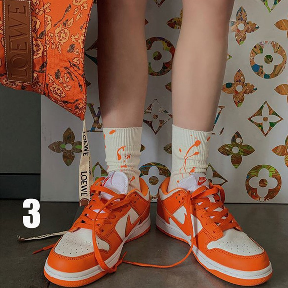 人気の靴下❤️パターンソックス 2枚目の画像