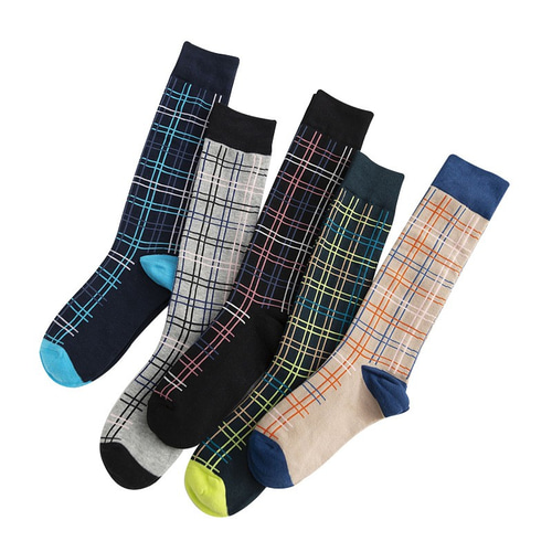 人気の靴下❤️チェック柄ソックス、森の靴下 靴下 coco靴下屋 通販
