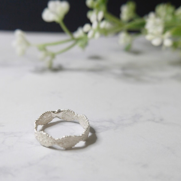 Antique lace ring(SV) 1枚目の画像