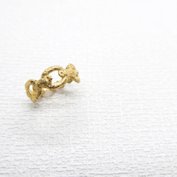 Chain lace ring (18Kgp) 2枚目の画像