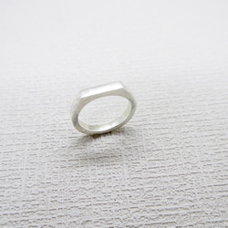 Flat shaped ring(SV) 2枚目の画像