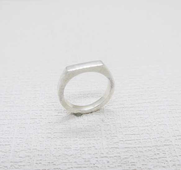 Flat shaped ring(SV) 5枚目の画像