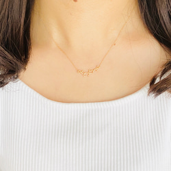 【1点もの】Ivy necklace(SV/18Kgp) 7枚目の画像