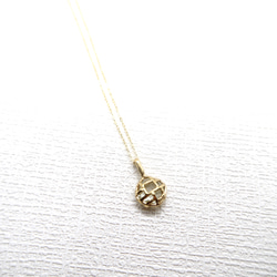 Green amethyst necklace(SV/18Kgp) 4枚目の画像