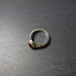 【1点もの】Volume ring with Carnelian (SV) 7枚目の画像