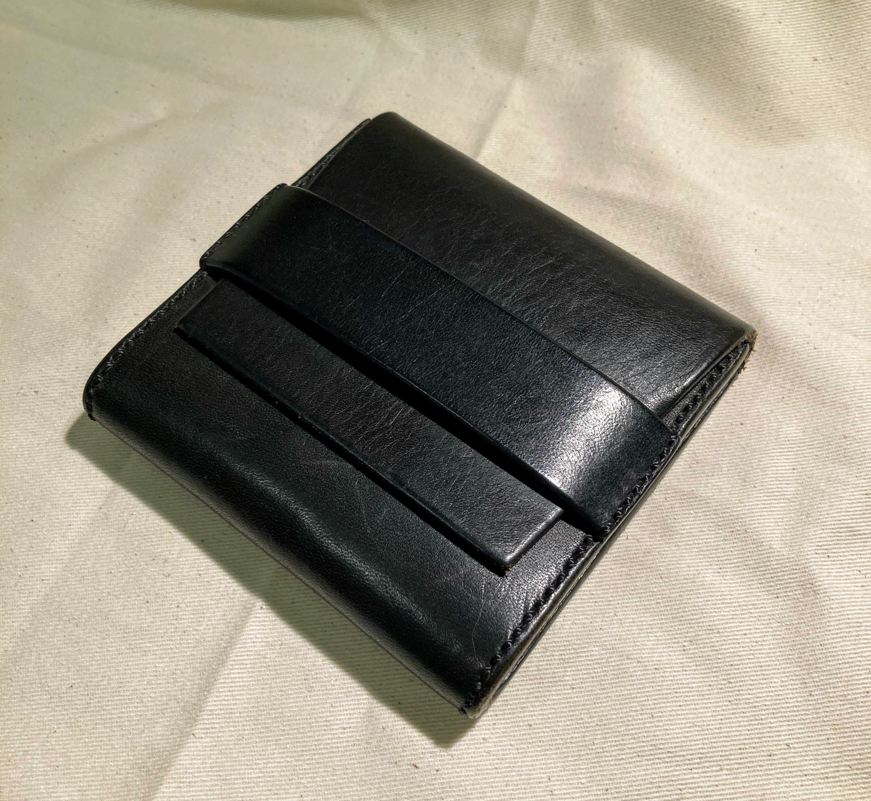 フラップミニウォレット（Black）